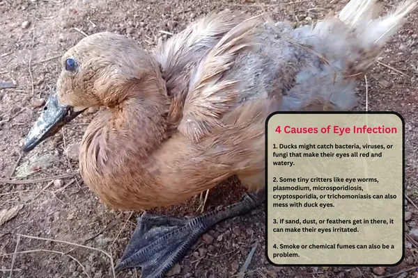 4 Causes of Eye Infection in Ducks