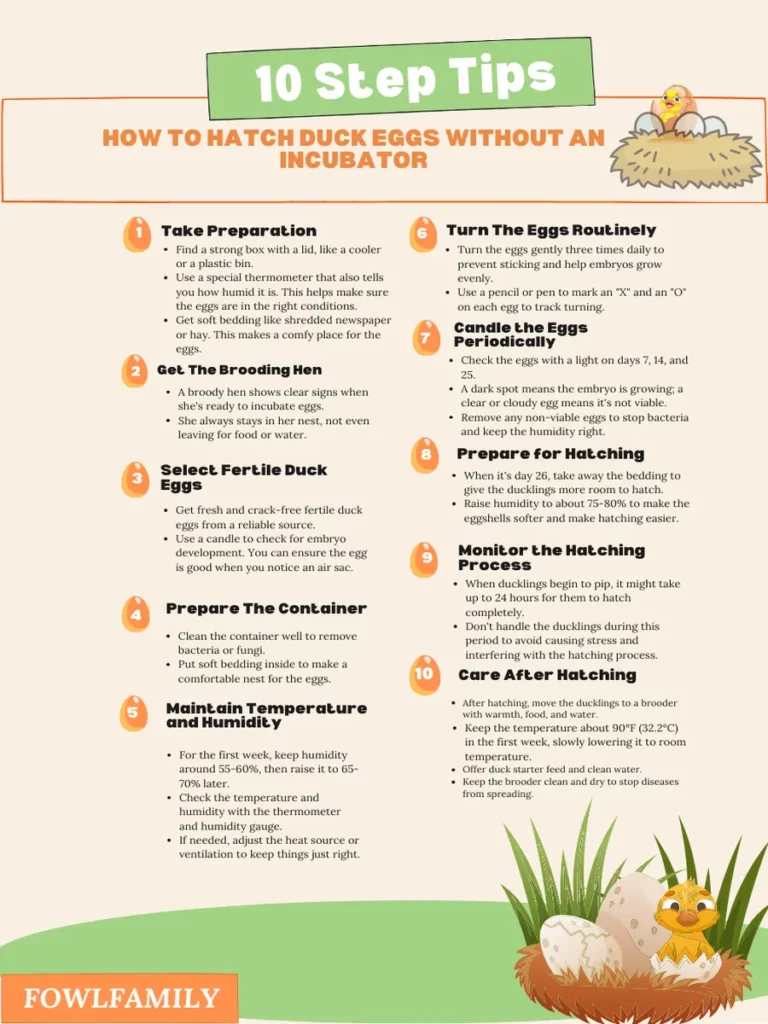 How to Hatch Duck Eggs Without an Incubator