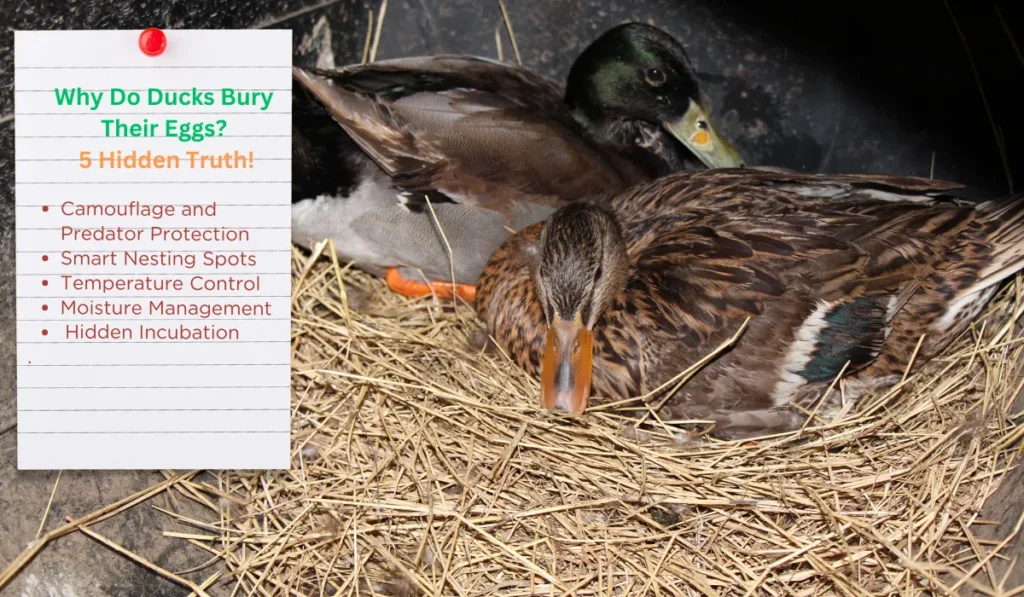 Why Do Ducks Bury Their Eggs