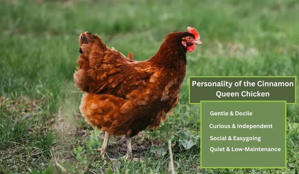 Personality of the Cinnamon Queen Chicken