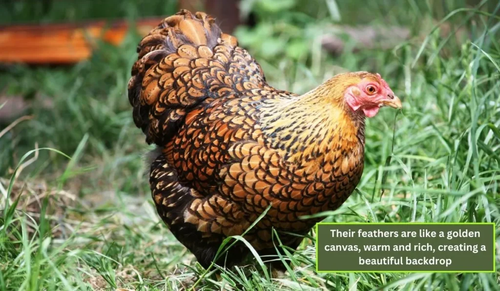 Physical Appearance of Blue-Laced Golden Wyandotte