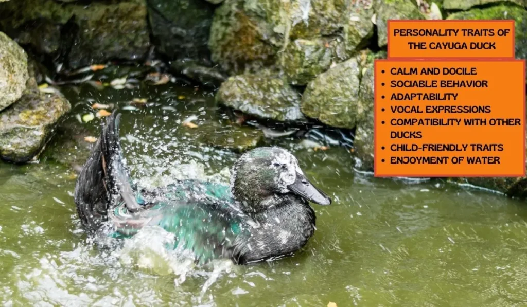 Personality Traits of the Cayuga Duck