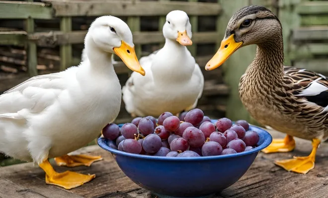 Can Ducks Eat Grapes? 4 Health Benefits Ensured!