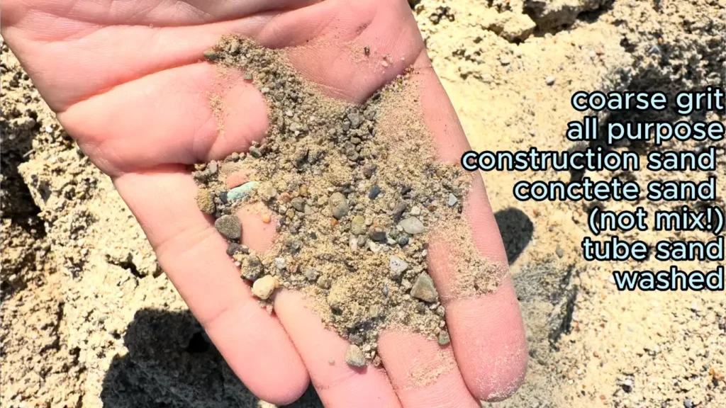 Coarse Sand for Chicken Coop