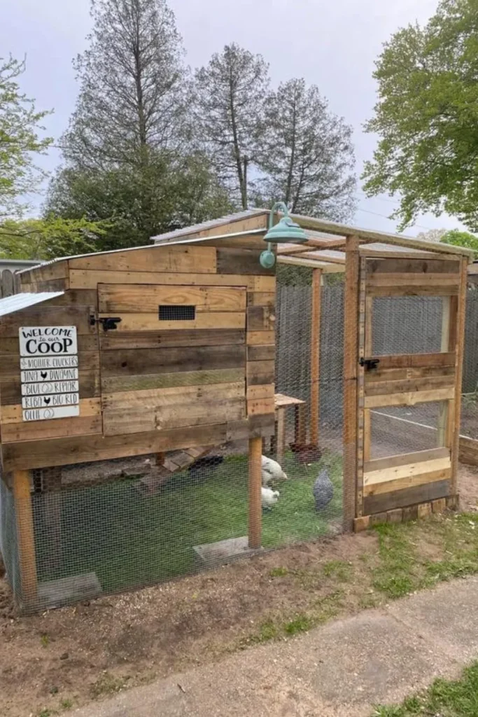 Folding Pallet Coop