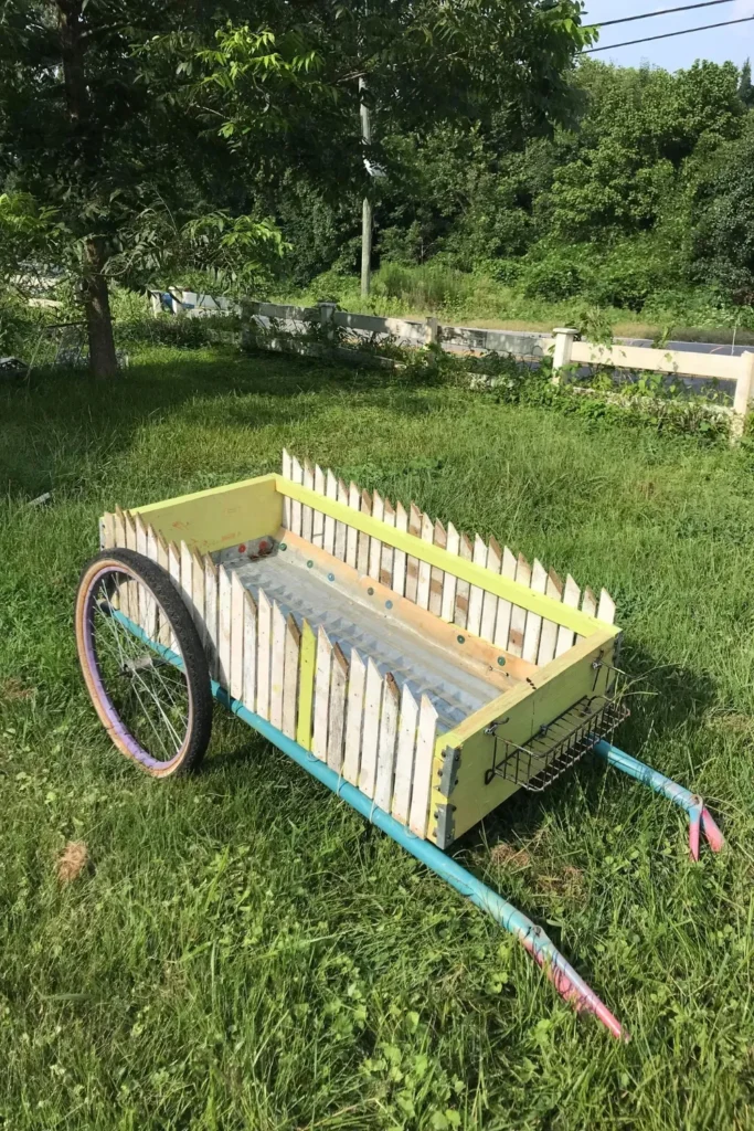 Repurposed Garden Cart Coop