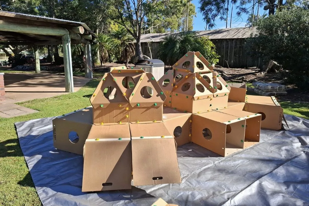 Cardboard Box Mazes