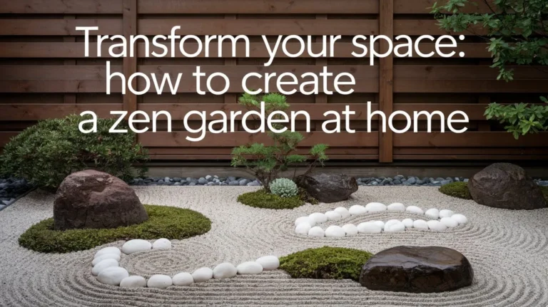 Transform Your Space: How to Create a Zen Garden at Home?