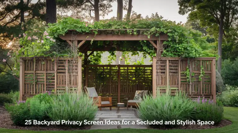 25 Backyard Privacy Screen Ideas for a Secluded and Stylish Space