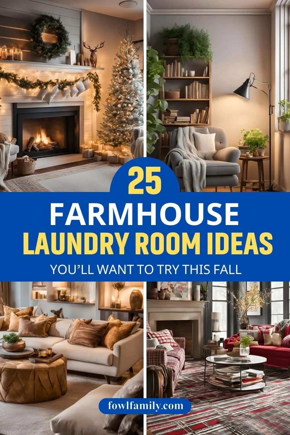 25 Farmhouse Laundry Room
