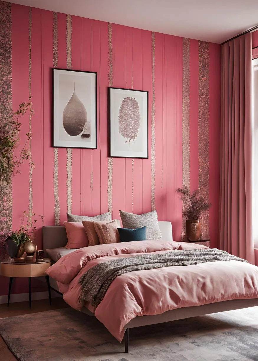 Add a Pink Statement Wall