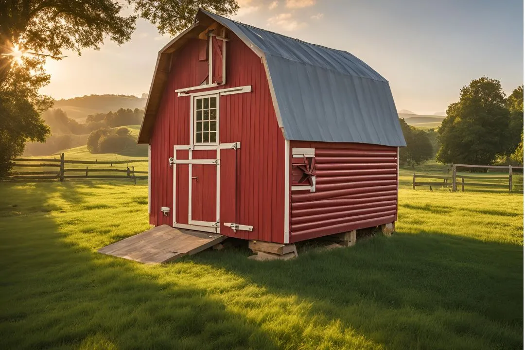 Barn-Inspired Coop