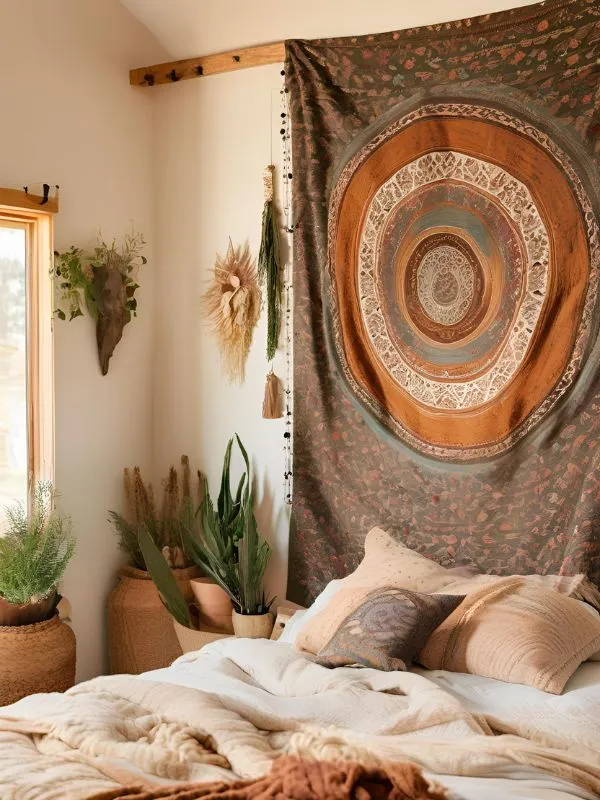 Bohemian Tapestry for Boho Farmhouse Bedroom