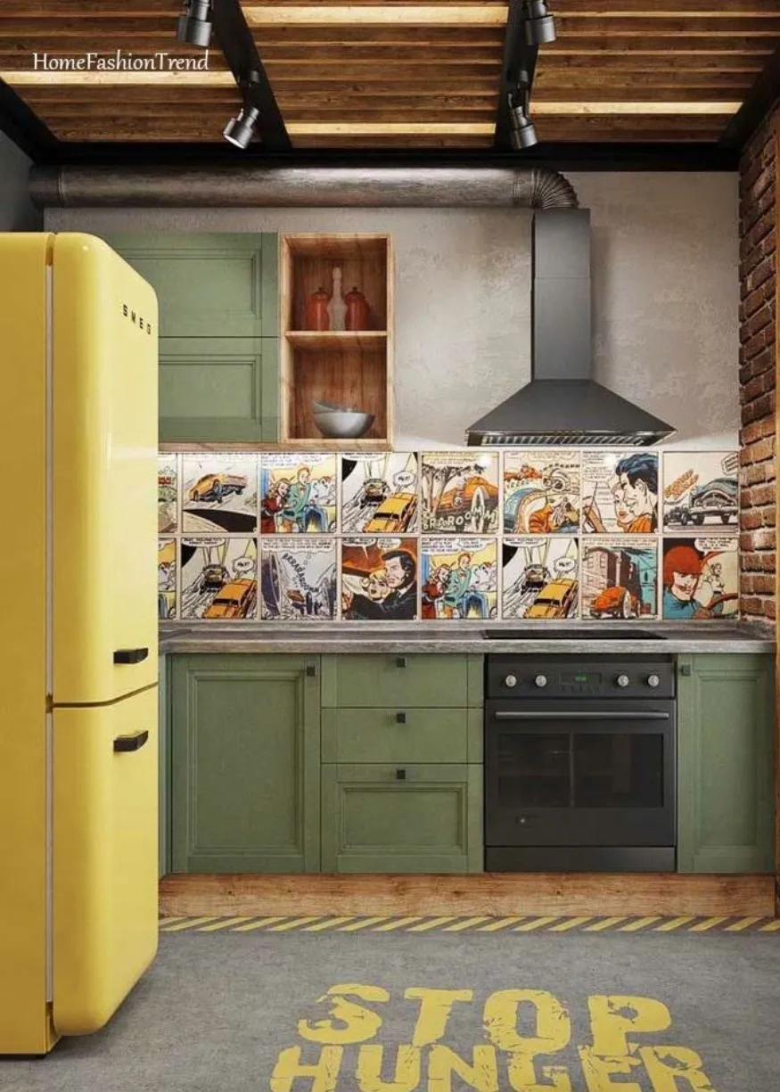 Comic Book Kitchen