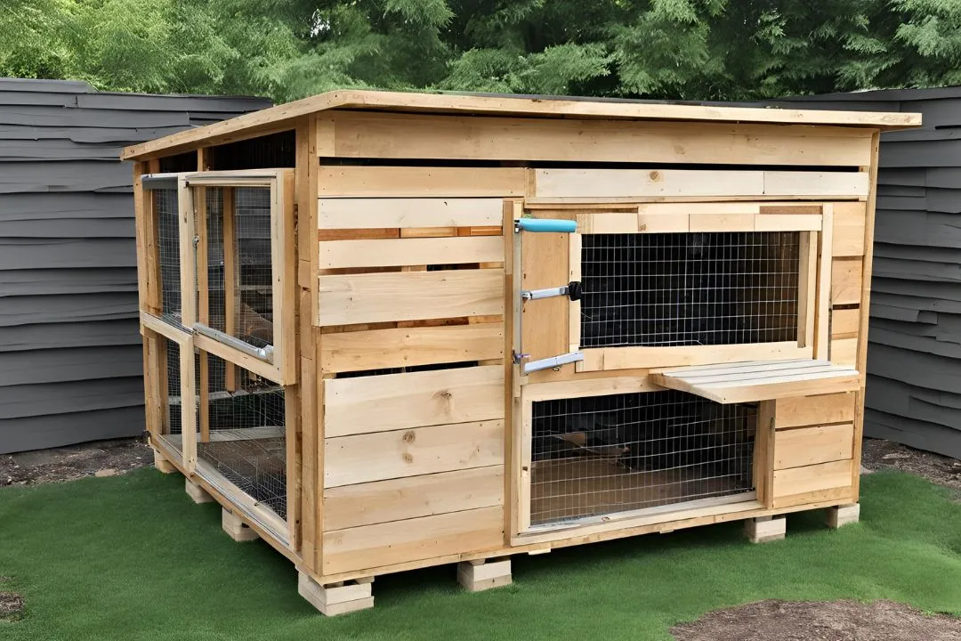 Compact Urban Pallet Coop