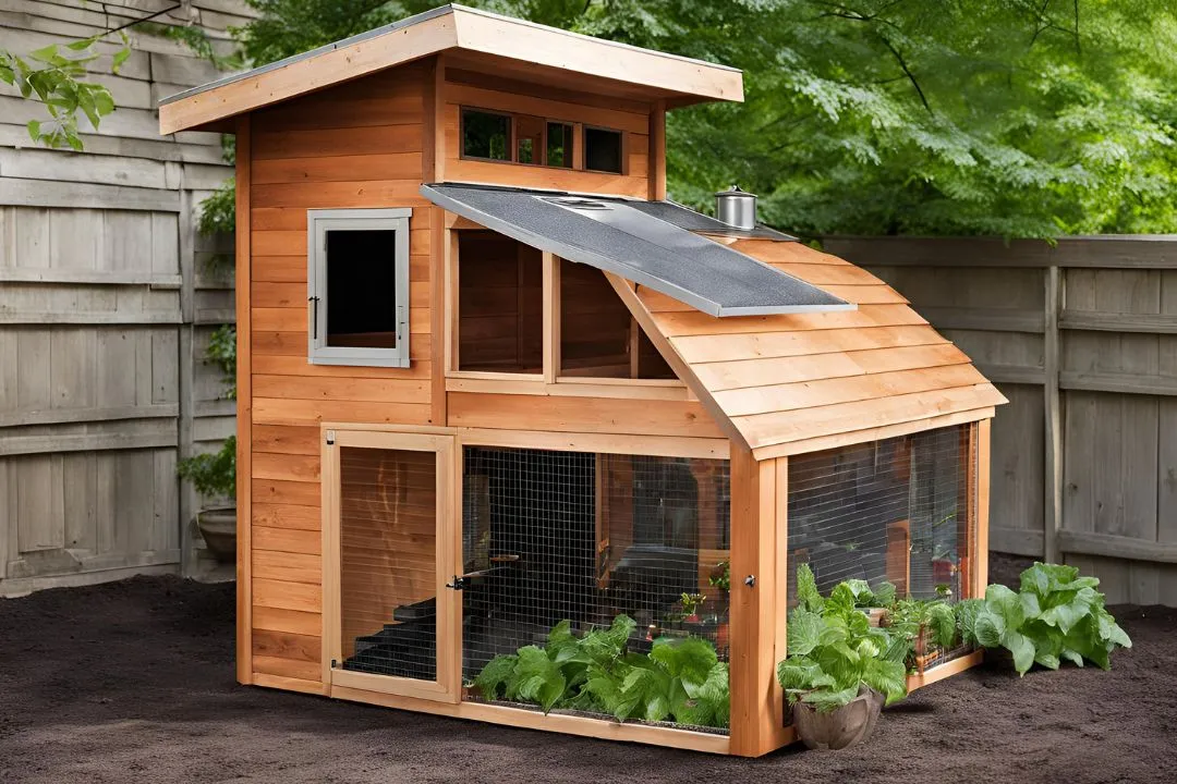 Coop with a Rooftop Garden