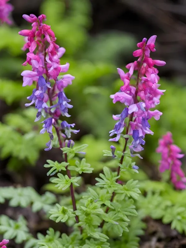 Corydalis – Ferny Foliage and Colorful Blooms
