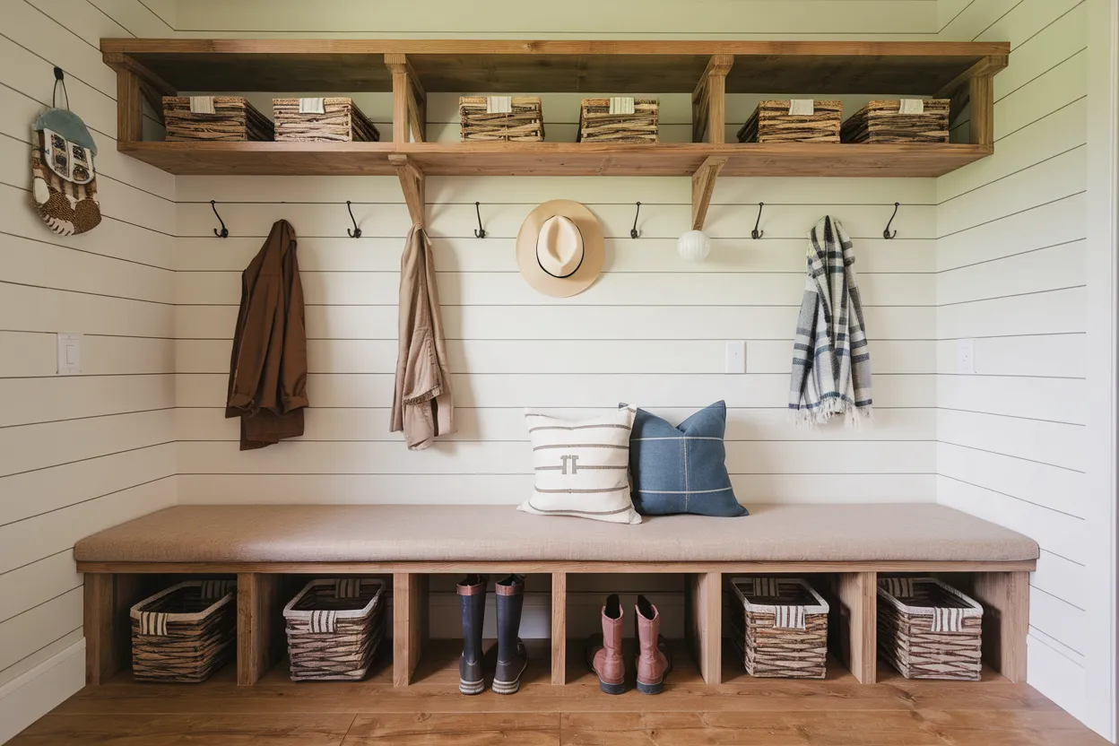 Farmhouse Mudroom Ideas