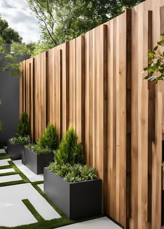 Layered Fencing for Backyard