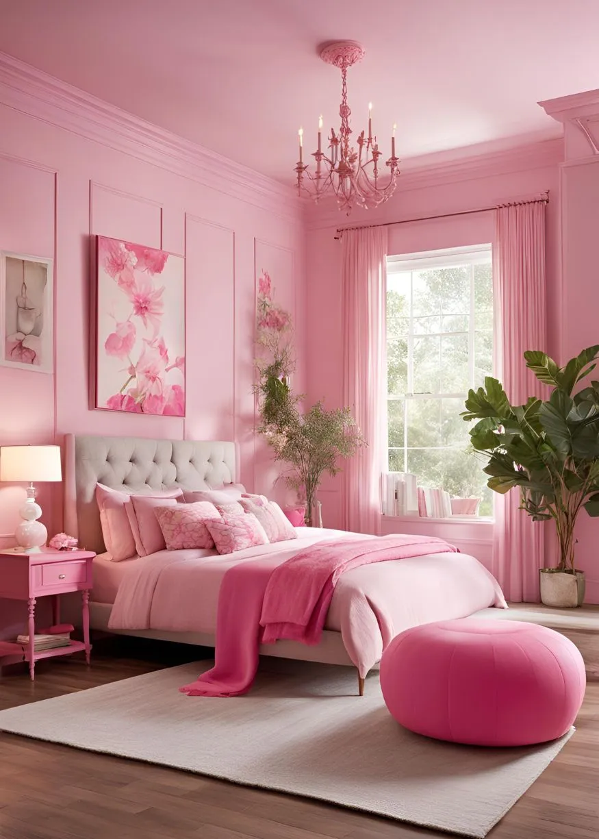 Personalize with Pink Decor Accents