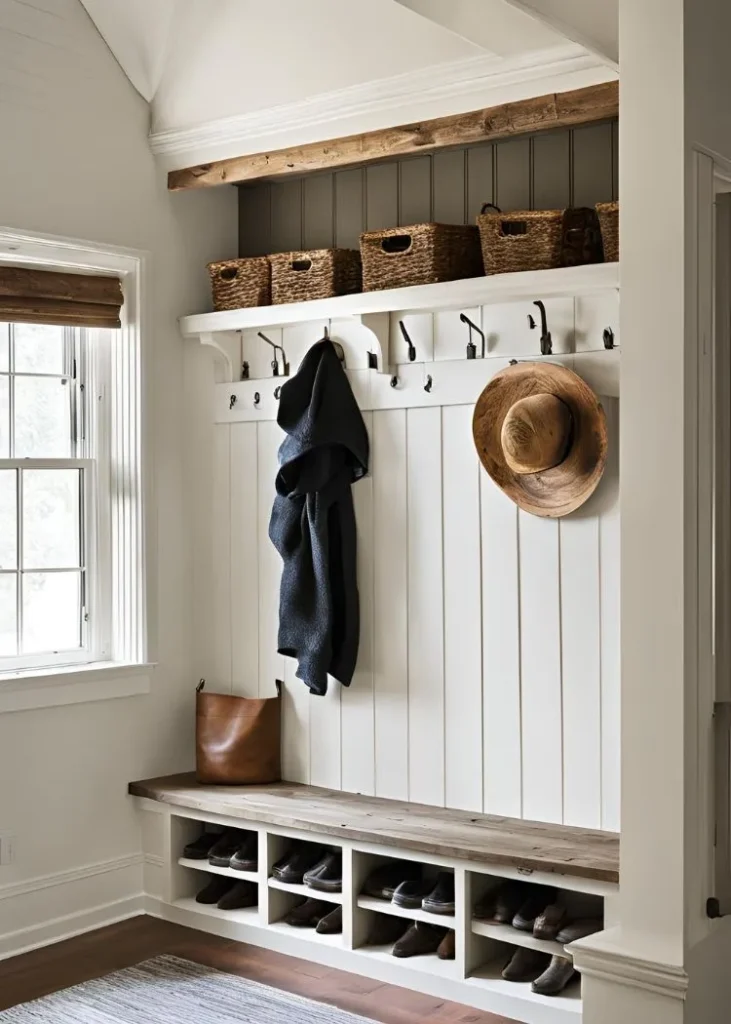 Reclaimed Wood Shelving