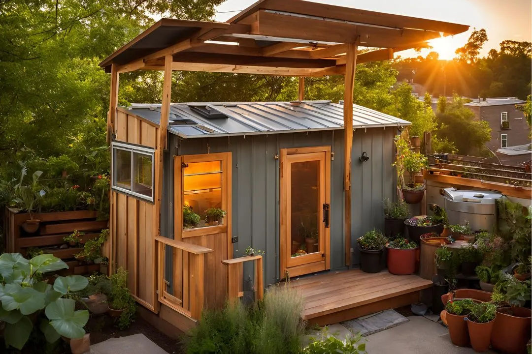 Recycled Shed Coop