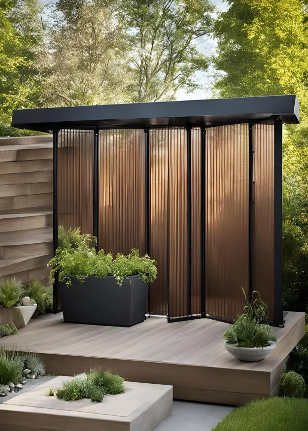 Retractable Privacy Screens