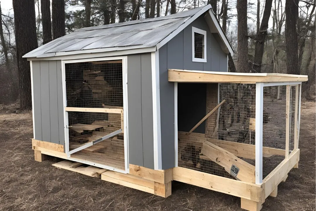 Rustic Barn-style Pallet Coop