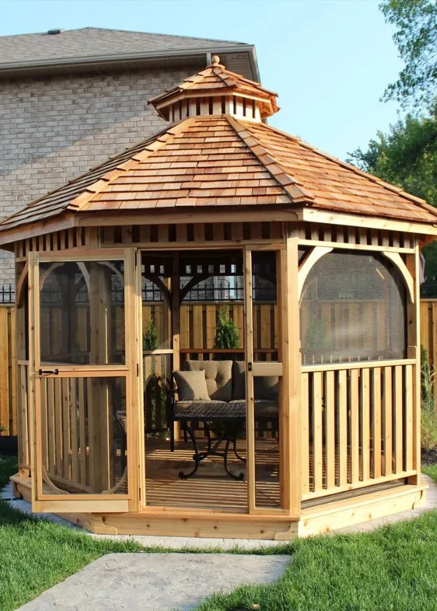 Screened Gazebos for Backyard