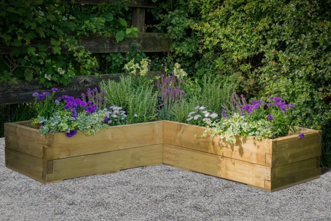 Tiered Corner Bed