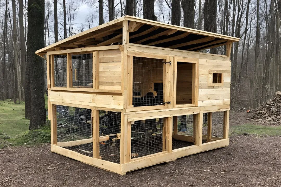 Pallet Coop with Run