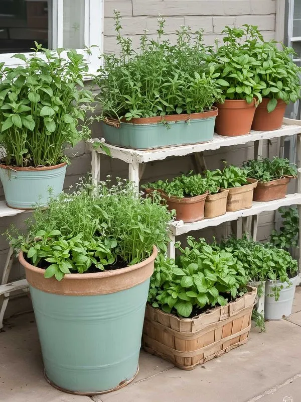 Use of Containers for Backyard
