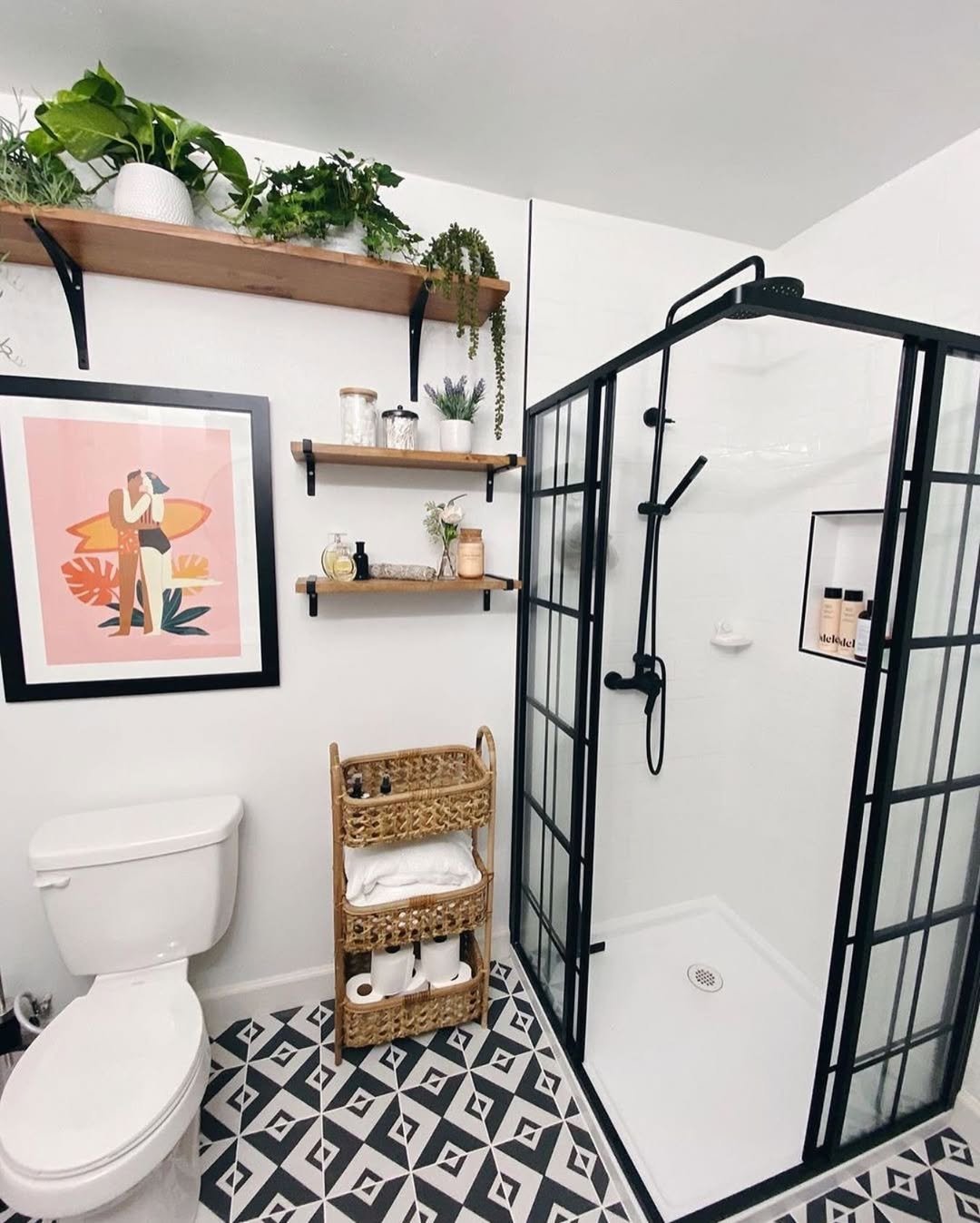 Corner Shower Stall