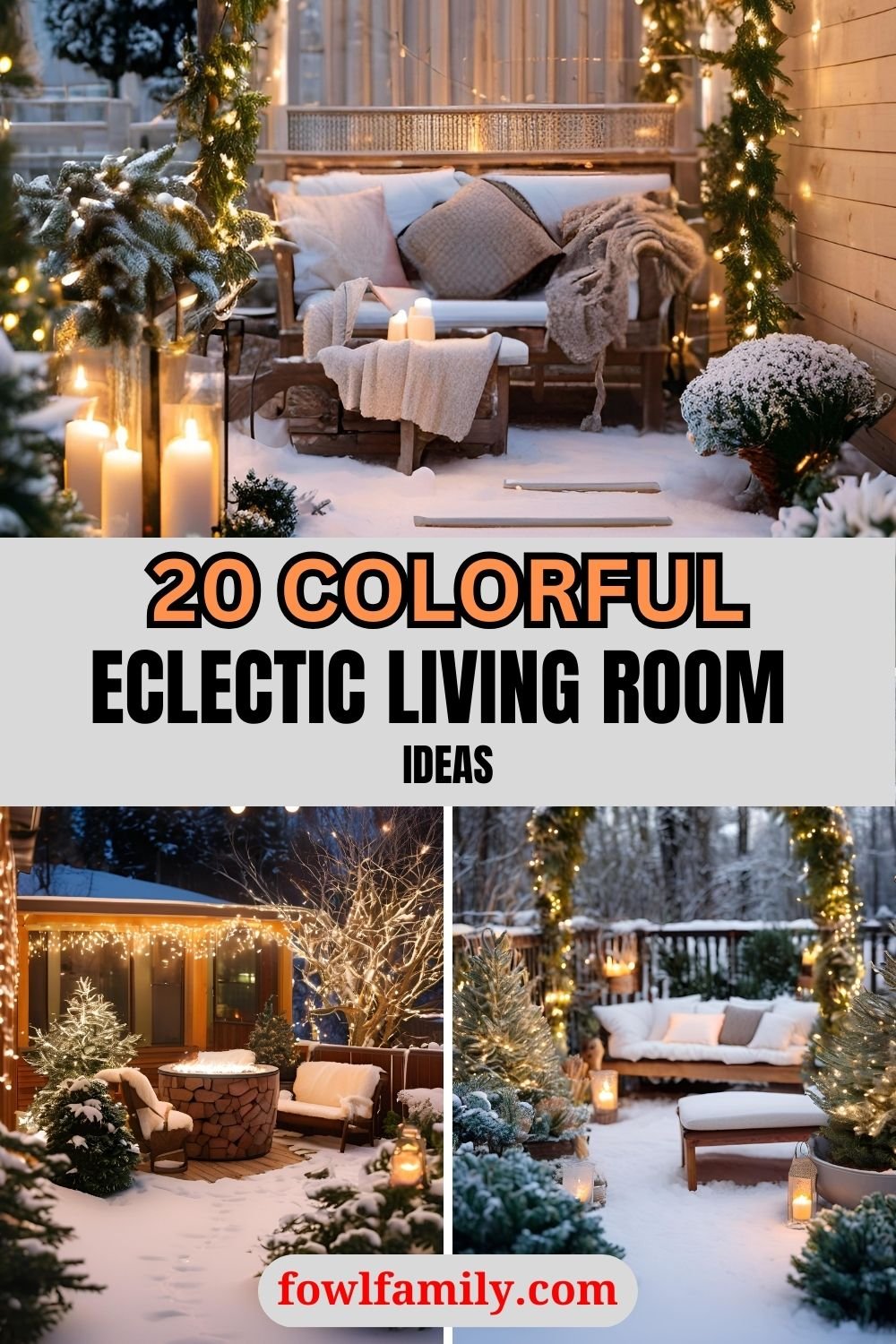 20 Colorful Eclectic Living Room Ideas