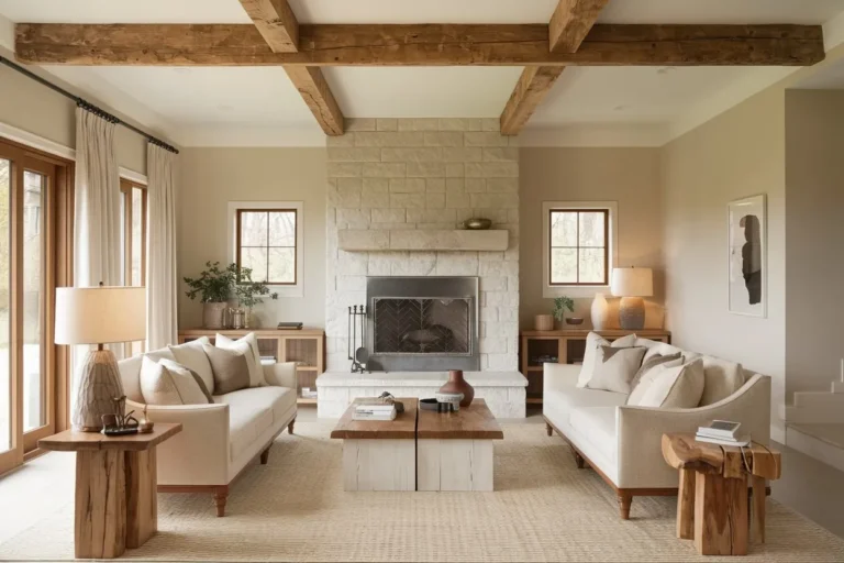 20 Cozy Modern Farmhouse Living Room Ideas