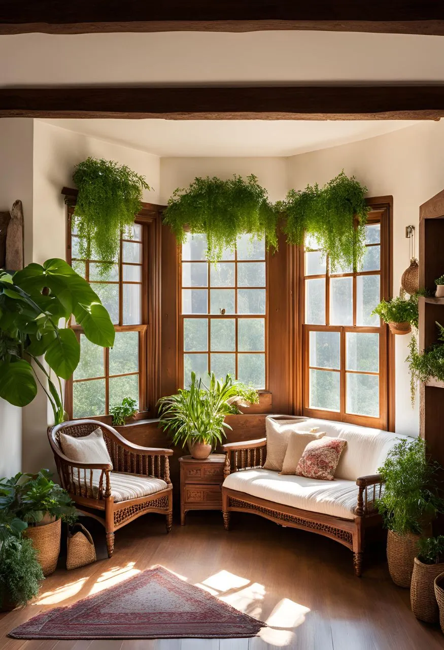 Add Greenery Cozy Cottage Living Room