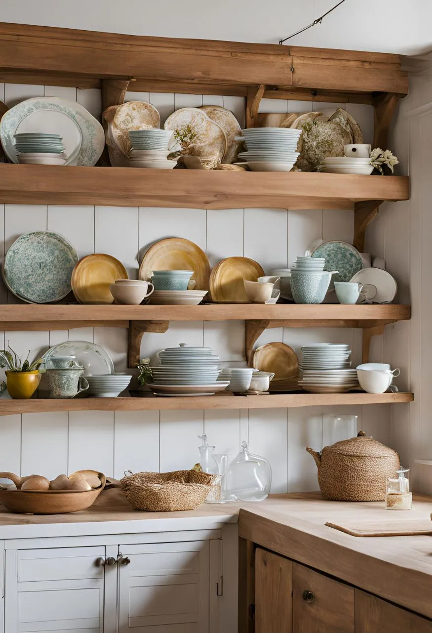 Add Open Shelving for a Display of Charm