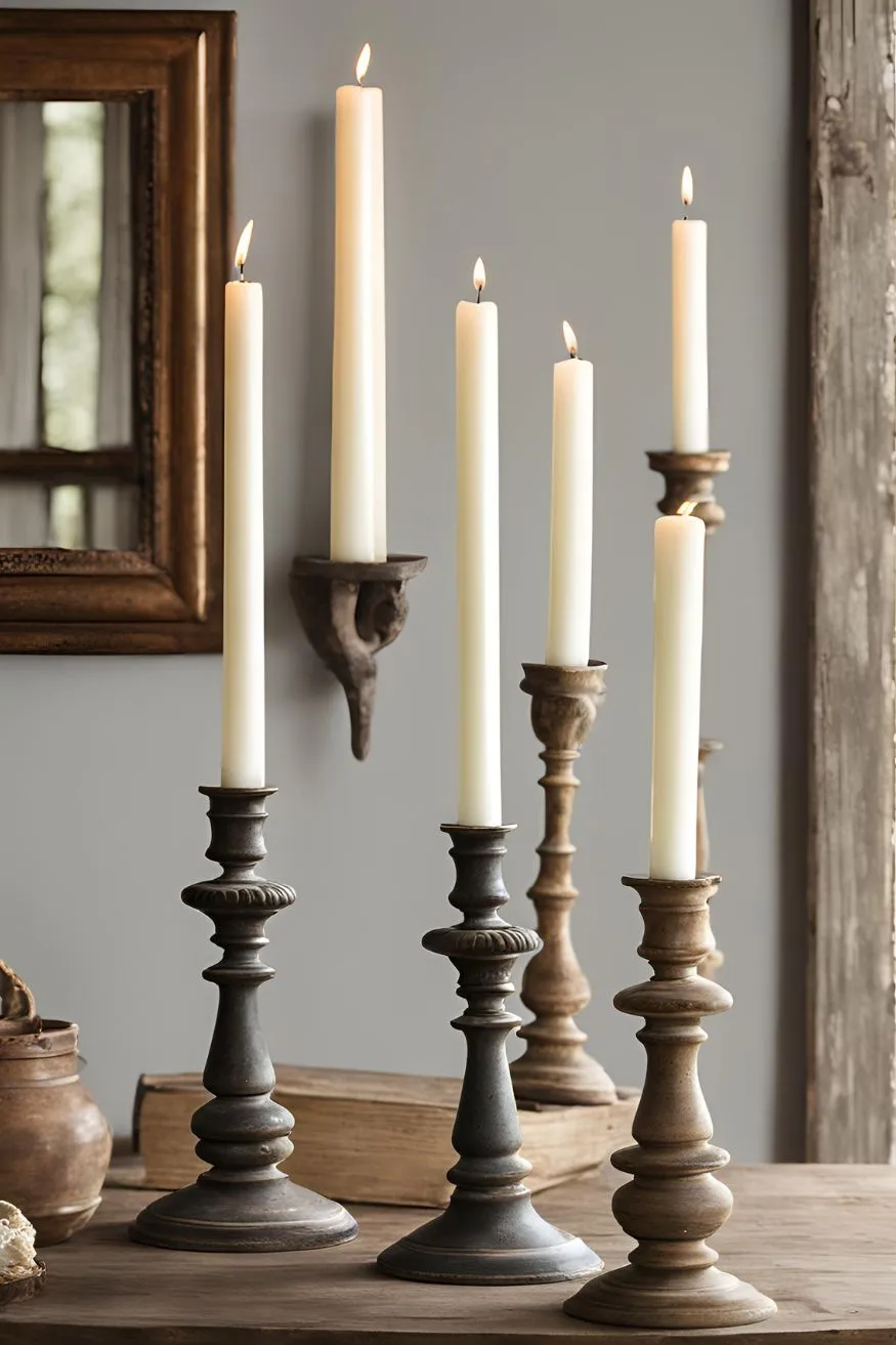 Antique Candlesticks and Candelabras