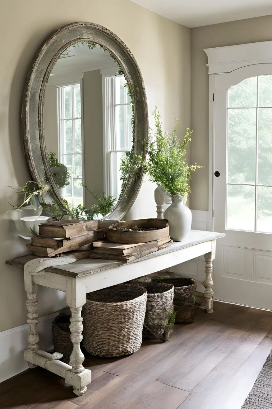 Antique Mirrors for Antique Farmhouse Decor