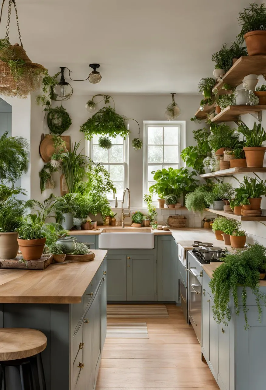 Bring in Houseplants for a Lush Look