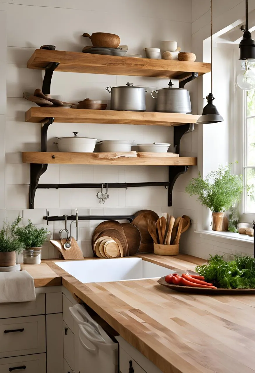 Butcher Block Workspace