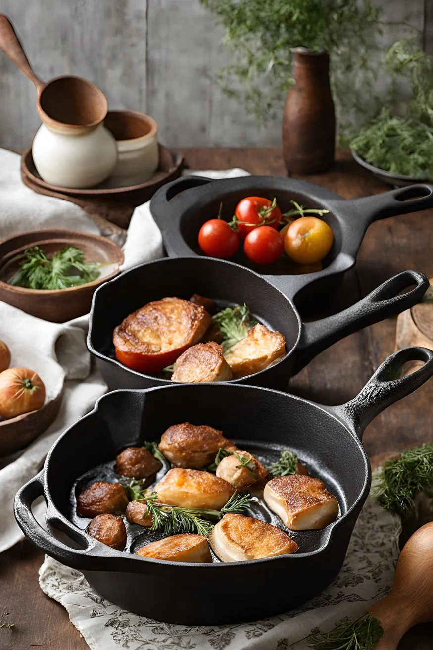 Cast Iron Cookware for Antique Farmhouse Decor