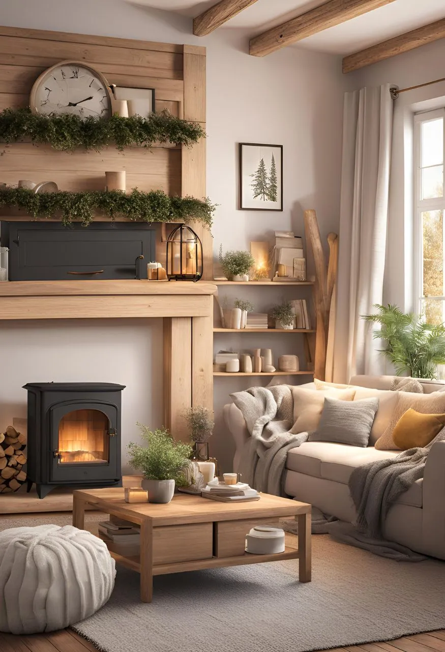 Choose Compact, Comfy Furniture Cozy Cottage Living Room