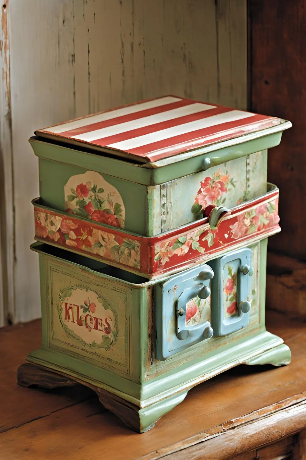 Classic Recipe Box or Book Display for Kitschy Kitchen