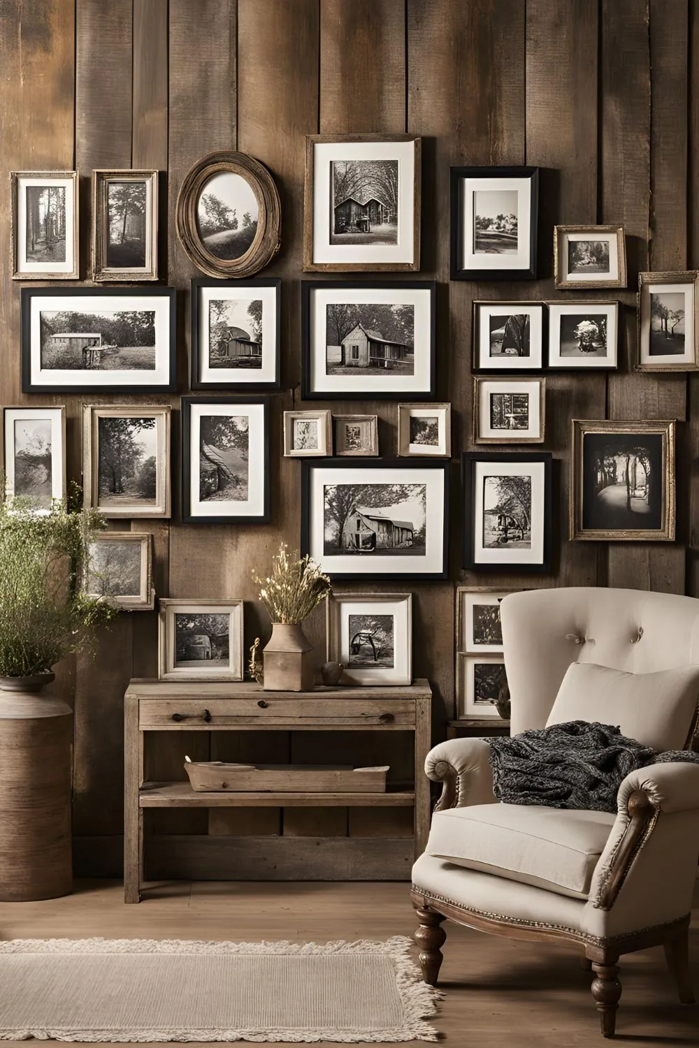 Create a Gallery Wall with Vintage Frames