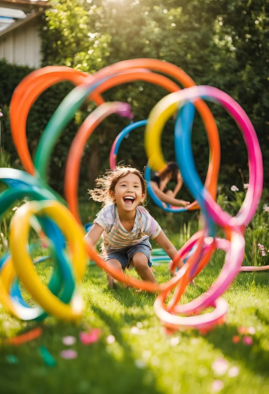 DIY Obstacle Course for Cheap Backyard