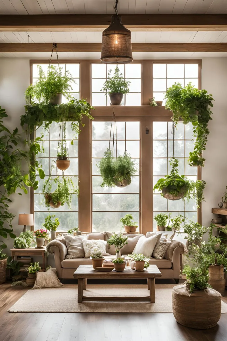 Decorate with Greenery for Farmhouse Decor
