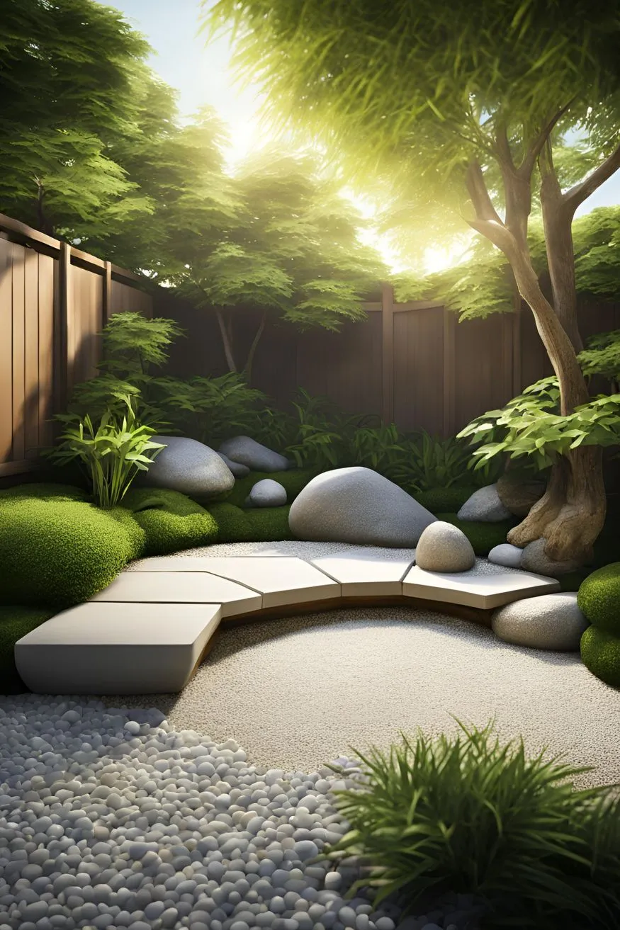 Design a Zen Garden Corner