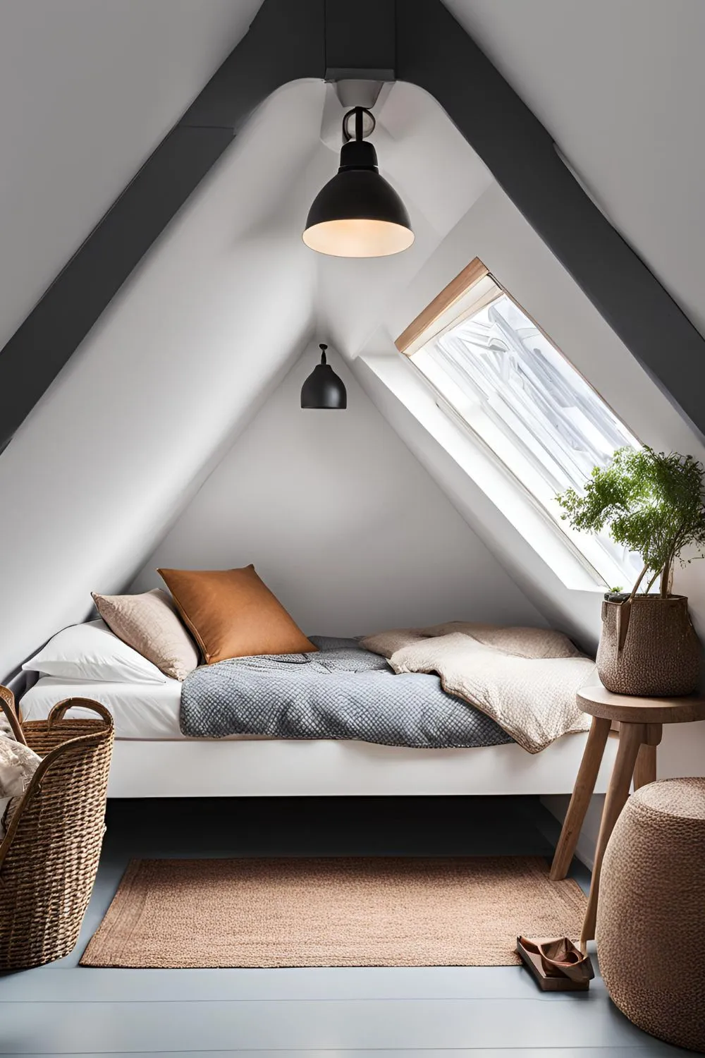 Embrace a Cozy Nook for Small Attic Bedroom