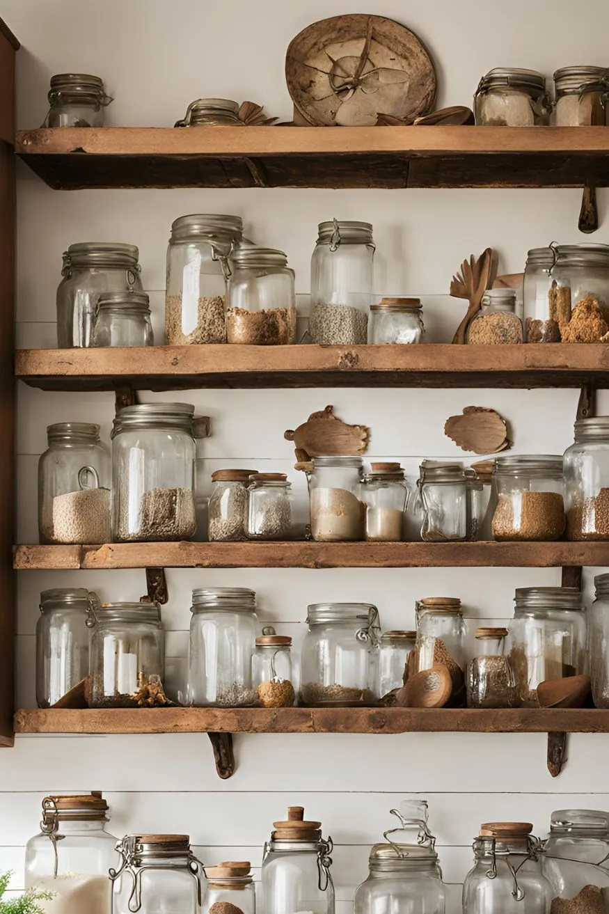 Farmhouse Style Shelving